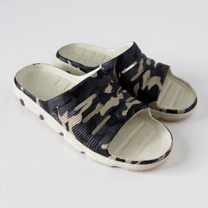 Cole Haan ZeroGrand 4ZG All Day Slides Sandals Men’s 11 Camo Graffiti Animal